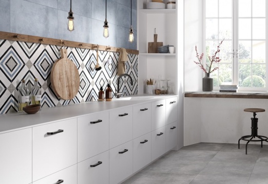 Carrelage design cuisine Besancon